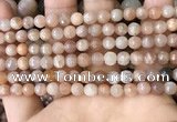 CMS1678 15.5 inches 6mm faceted round moonstone beads wholesale