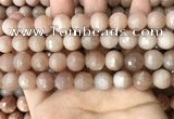 CMS1681 15.5 inches 12mm faceted round moonstone beads wholesale