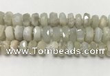 CMS1770 15.5 inches 6*13mm - 8*14mm faceted tyre moonstone beads