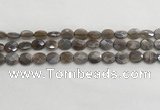 CMS1797 15.5 inches 8*10mm faceted oval AB-color moonstone beads