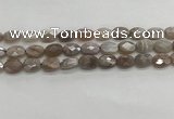 CMS1799 15.5 inches 10*14mm faceted oval AB-color moonstone beads