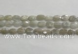 CMS1806 15.5 inches 8*12mm faceted oval AB-color moonstone beads