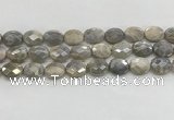 CMS1813 15.5 inches 12*16mm faceted oval AB-color moonstone beads