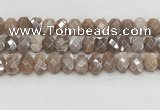 CMS1838 10*12mm - 12*16mm faceted freeform AB-color moonstone beads