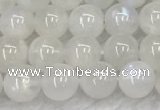 CMS1901 15.5 inches 6mm round white moonstone gemstone beads