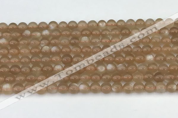 CMS1956 15.5 inches 5mm round natural moonstone gemstone beads