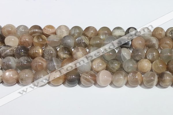 CMS2013 15.5 inches 12mm round moonstone gemstone beads