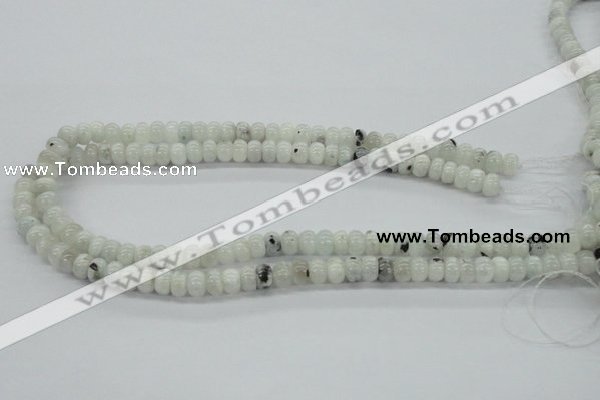 CMS208 15.5 inches 5*8mm rondelle moonstone gemstone beads wholesale