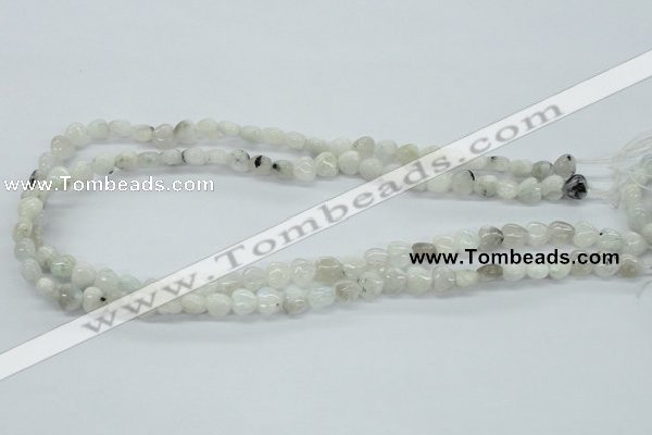 CMS211 15.5 inches 8*8mm heart moonstone gemstone beads wholesale