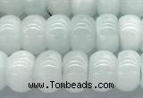 CMS2137 15 inches 6*8mm rondelle blue moonstone beads