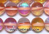 CMS2195 15 inches 6mm, 8mm, 10mm & 12mm round synthetic moonstone beads