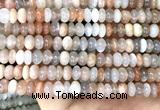CMS2342 15 inches 4*6mm rondelle rainbow moonstone beads wholesale