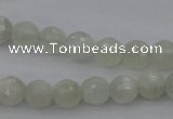 CMS452 15.5 inches 6mm faceted round white moonstone gemstone beads