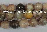 CMS572 15.5 inches 10mm faceted round moonstone beads wholesale