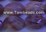 CMS586 15.5 inches 13*18mm faceted oval moonstone gemstone beads