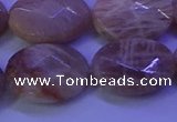 CMS587 15.5 inches 15*20mm faceted oval moonstone gemstone beads