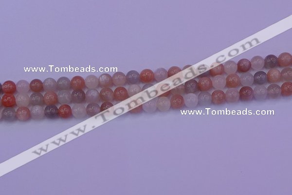 CMS621 15.5 inches 6mm round rainbow moonstone beads wholesale