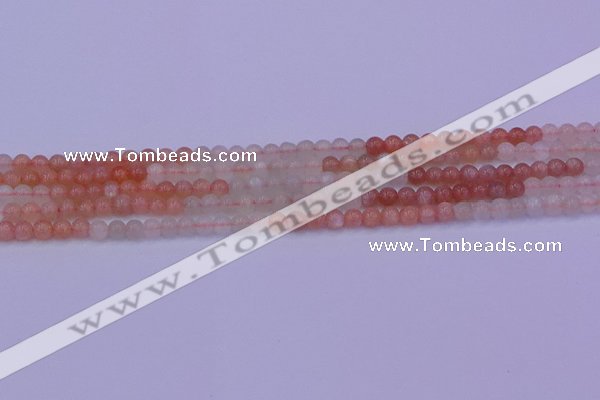 CMS630 15.5 inches 4mm round rainbow moonstone gemstone beads