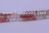 CMS633 15.5 inches 10mm round rainbow moonstone gemstone beads