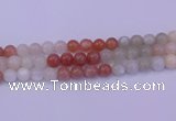 CMS634 15.5 inches 12mm round rainbow moonstone gemstone beads