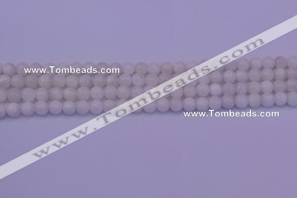 CMS641 15.5 inches 6mm round white moonstone beads wholesale