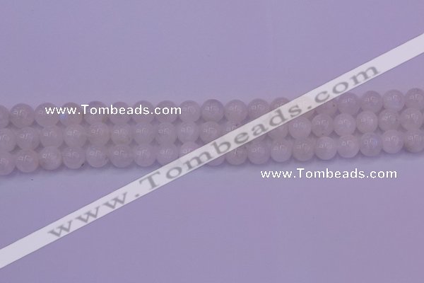 CMS642 15.5 inches 8mm round white moonstone beads wholesale