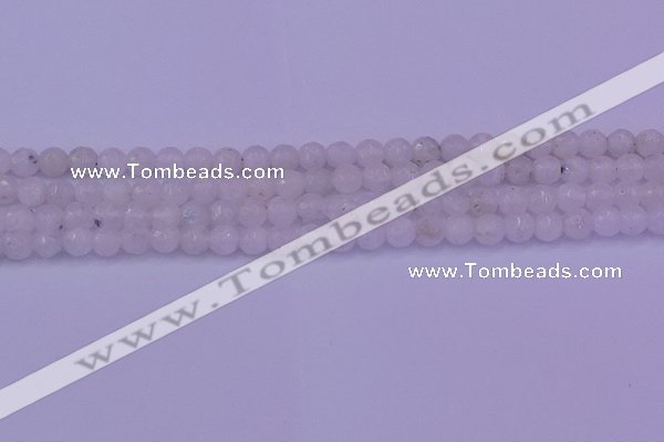 CMS661 15.5 inches 6mm faceted round white moonstone beads