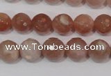 CMS765 15.5 inches 10mm faceted round natural moonstone beads