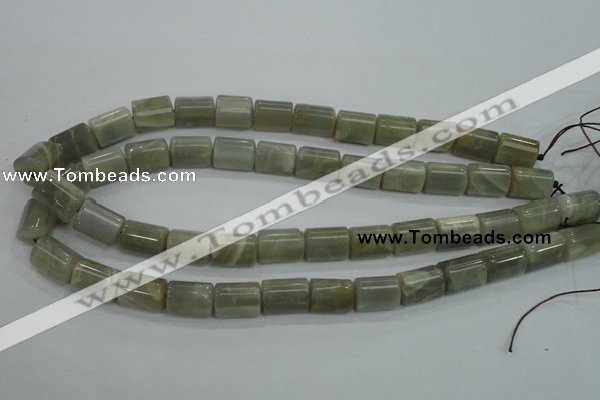 CMS78 15.5 inches faceted column 10*14mm moonstone gemstone beads