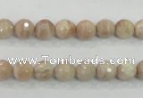 CMS83 15.5 inches 8mm faceted round moonstone gemstone beads