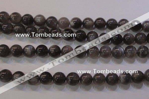 CMS853 15.5 inches 10mm round natural black moonstone beads