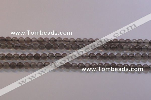 CMS858 15.5 inches 6mm round A grade natural black moonstone beads