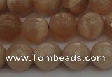 CMS942 15.5 inches 8mm faceted round A grade moonstone gemstone beads