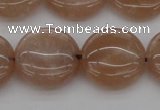 CMS959 15.5 inches 14mm flat round A grade moonstone beads