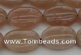 CMS962 15.5 inches 10*14mm oval A grade moonstone beads