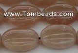 CMS963 15.5 inches 12*16mm oval A grade moonstone beads