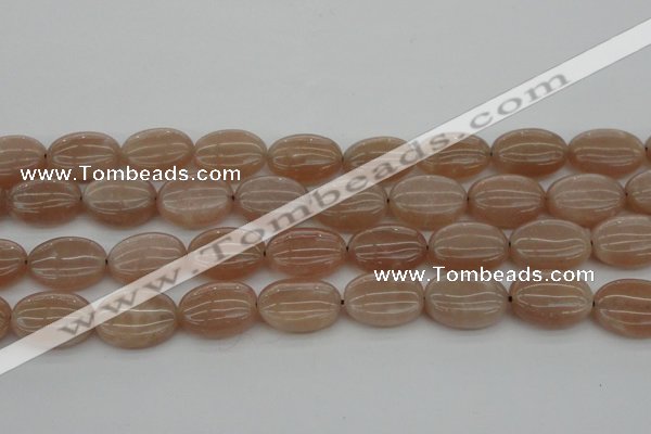 CMS963 15.5 inches 12*16mm oval A grade moonstone beads