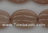 CMS964 15.5 inches 13*18mm oval A grade moonstone beads