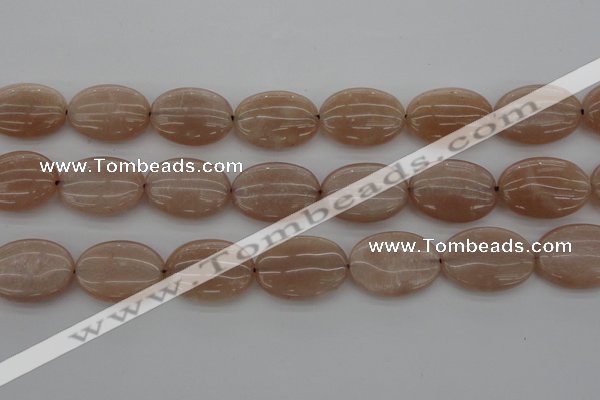CMS964 15.5 inches 13*18mm oval A grade moonstone beads