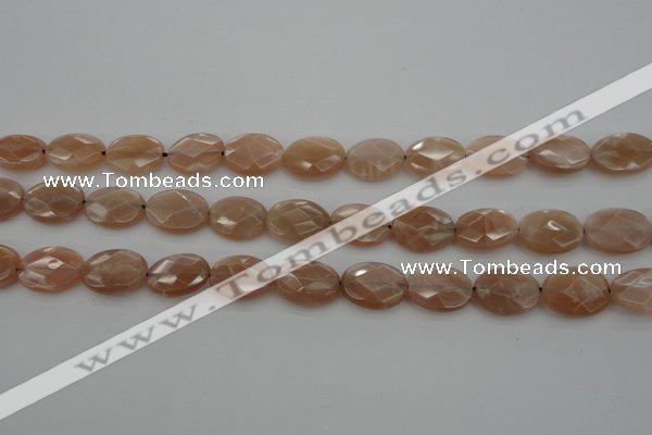 CMS966 15.5 inches 10*14mm faceted oval A grade moonstone beads