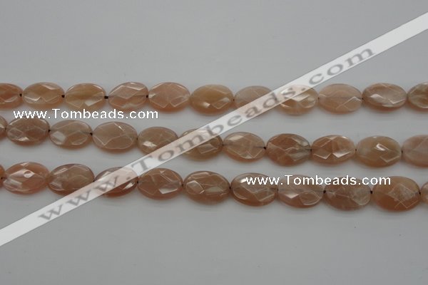 CMS967 15.5 inches 12*16mm faceted oval A grade moonstone beads