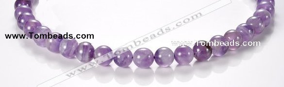 CNA03 10mm round AB grade natural amethyst quartz bead Wholesale