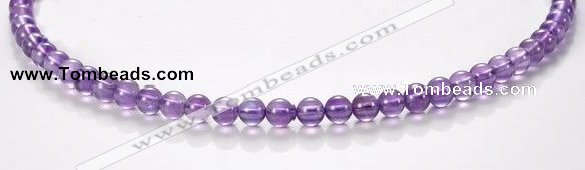 CNA10 6mm round A+ grade natural amethyst quartz beads Wholesale