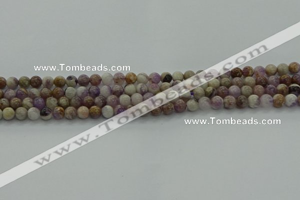 CNA1001 15.5 inches 6mm round dogtooth amethyst beads wholesale