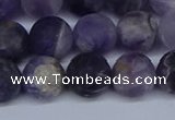 CNA1063 15.5 inches 10mm round matte dogtooth amethyst beads