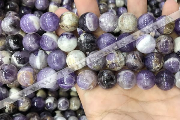 CNA1086 15.5 inches 14mm round dogtooth amethyst beads wholesale