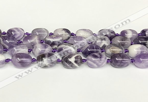 CNA1121 15.5 inches 14*19mm drum dogtooth amethyst beads