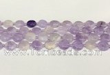 CNA1125 15.5 inches 14mm flat round natural lavender amethyst beads