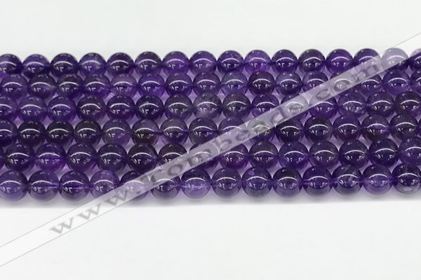 CNA1151 15.5 inches 6mm round natural amethyst gemstone beads