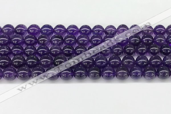 CNA1152 15.5 inches 8mm round natural amethyst gemstone beads